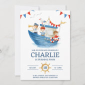 Segler Nautical Sommer Einladung (Vorderseite)
