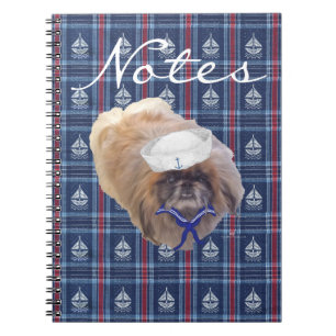 Segler Pekingese Notizblock