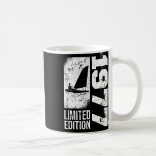 Segler Yacht-Segelyachten Vintage 1977 Geburtstag  Kaffeetasse