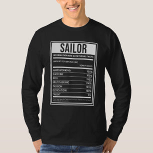 Seglerinformationen und Nährwertangaben Kapitän S T-Shirt