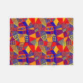 Segmentierte Abstrakt 070717 - Farben 01 Fleecedecke (Vorderseite (Horizontal))