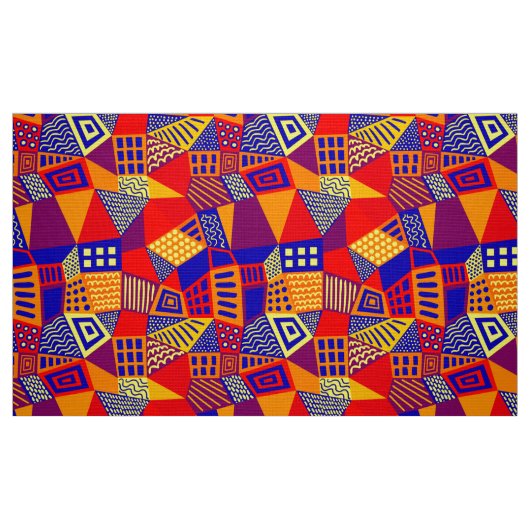 Segmentierte Abstrakt 070717 - Farben 01 Stoff (Fat Quarter (45,7 x 55,9 cm))