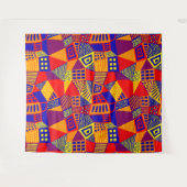 Segmentierte Abstrakt 070717 - Farben 01 Wandteppich (Vorderseite (Horizontal))