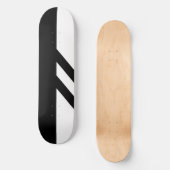 Segmentierte Schwarzweiss-Skateboard-Plattform Skateboard (Vorderseite)