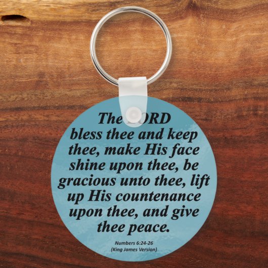 Segmentnummern 6-24 Zusammengefasst Schlüsselanhänger (Vorderseite)