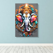 Segne alle GOD * Entsperren der Segnungen von Sri  Leinwanddruck (Insitu (Holzboden))