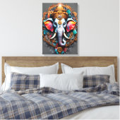 Segne alle GOD * Entsperren der Segnungen von Sri  Leinwanddruck (Insitu (Schlafzimmer))