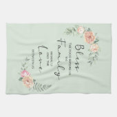 Segne das Essen vor dem Küchengebet Geschirrtuch (Horizontal)