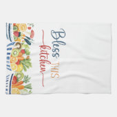 Segne diese Küche - Frisches Produkt dekorativ Geschirrtuch (Horizontal)