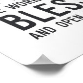 Segne diese Küche MA012 Poster (Ecke)