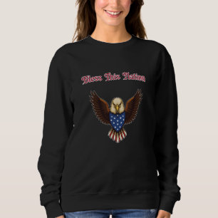 Segne diese Nation Patriotisches amerikanisches Ge Sweatshirt