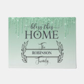 segne diese Zuhause Doormat Fußmatte (Vorderseite)