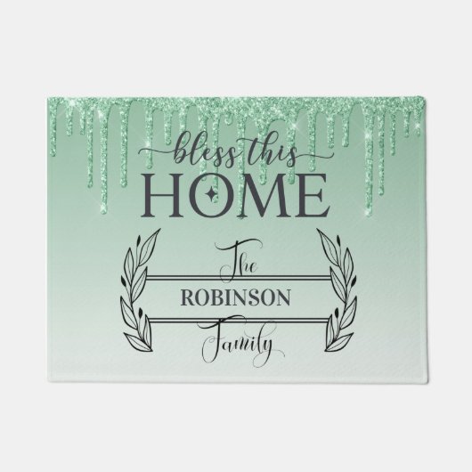 segne diese Zuhause Doormat Fußmatte (Vorderseite)