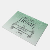 segne diese Zuhause Doormat Fußmatte (Schrägansicht)