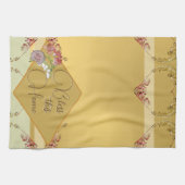 "segne diese Zuhause Geschirrtuch (Horizontal)