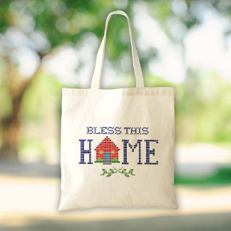 segne diese Zuhause Tote-Tasche Tragetasche