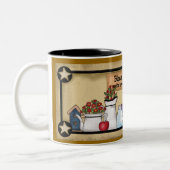 Segne diesem Haus Country Kitchen Coffee Tasse (Links)