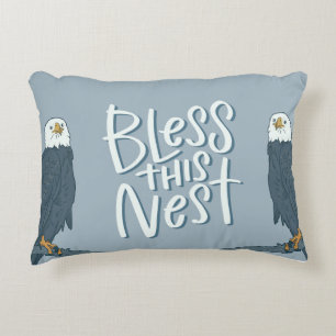 Segne diesen Nest SWFL Eagle Cam Accent Pillow Dekokissen