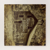 segne dieses Bauernhaus Vintag Puzzle (Horizontal)