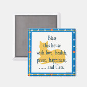 Segne dieses House Magnet (Vorderseite/Rückseite)