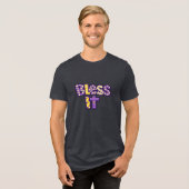 Segne Es Tri-Blend Shirt (Vorderseite voll)