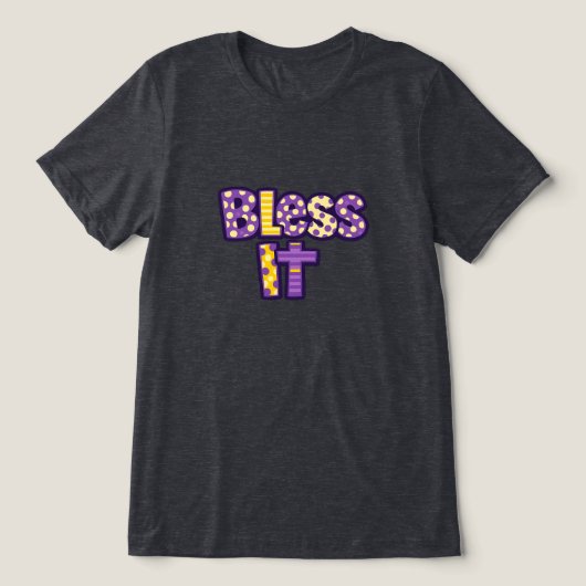 Segne Es Tri-Blend Shirt (Design Vorderseite)