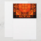 Segnen Abstrakter Kunstgeschichten Briefpapier (Vorne/Hinten)