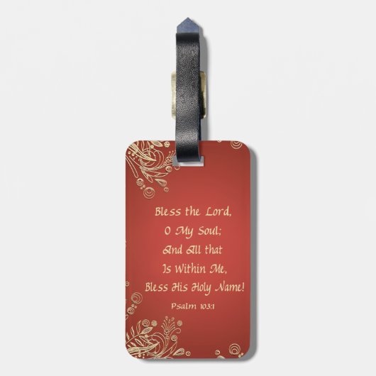 Segnen Sie den Lord Gepäckanhänger (Rückseite vertikal)