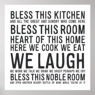 Segnen Sie diese Küche MA012 Poster