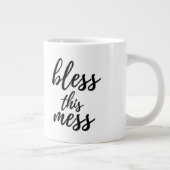 Segnen Sie diese Verwirrungs-Tunnel-bohrwagenTasse Jumbo-Tasse (Rechts)