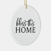 Segnen Sie dieses Zuhause Keramik Ornament (Rechts)