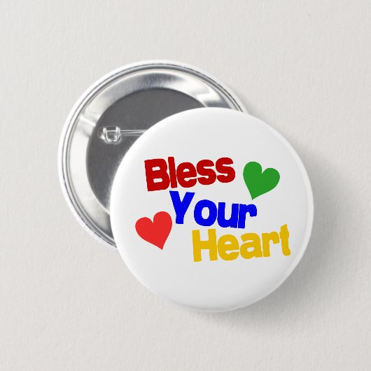 Segnen Sie Ihr Herz Button (Vorne & Hinten)