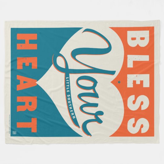 Segnen Sie Ihr Herz Fleecedecke (Vorderseite (Horizontal))