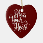 Segnen Sie Ihr Herz Keramikornament (Rechts)