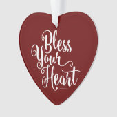 Segnen Sie Ihr Herz Ornament (Vorderseite)