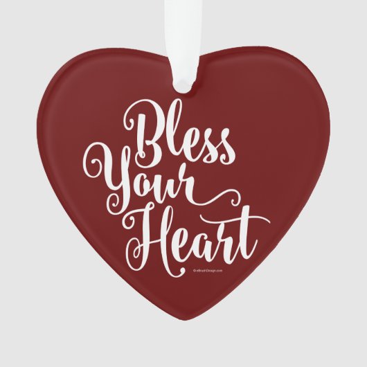 Segnen Sie Ihr Herz Ornament (Vorderseite)