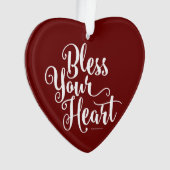 Segnen Sie Ihr Herz Ornament (Vorderseite)