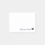 Segnen Sie Ihr Herz Post-it Klebezettel (Vorderseite)