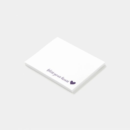 Segnen Sie Ihr Herz Post-it Klebezettel (angewinkelt)