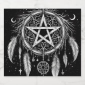 Segnen Sie Ihr Mondwasser - Glasweinflasche Alkoholflaschenetikett (Einzelnes Label)