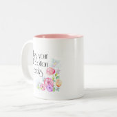 Segnen Sie Ihre wenigen Baumwollsocken Zweifarbige Tasse (Vorderseite Links)