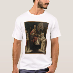 Segnende Carmelite Nonnen Papst-Clement VIII (Öl T-Shirt