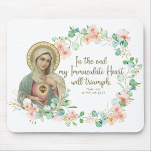 Segnende Jungfrau Maria Fatima Religiös Katholisch Mousepad