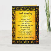 Segnendes Altirisch, St Patrick Tag Karte (Vorderseite)