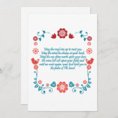 Segnung 15 einladung (Vorne/Hinten)