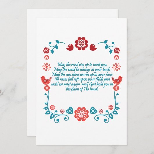 Segnung 15 einladung (Vorne/Hinten)