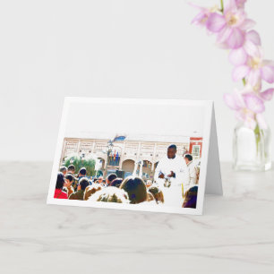 Segnung der Haustiere in Spanish Town Karte