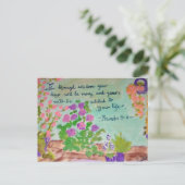 Segnung Postkarte (Stehend Vorderseite)