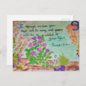 Segnung Postkarte (Vorne/Hinten)