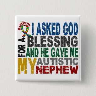 Segnung von von 5 NEFFE Autismus-T - Shirts u. Button